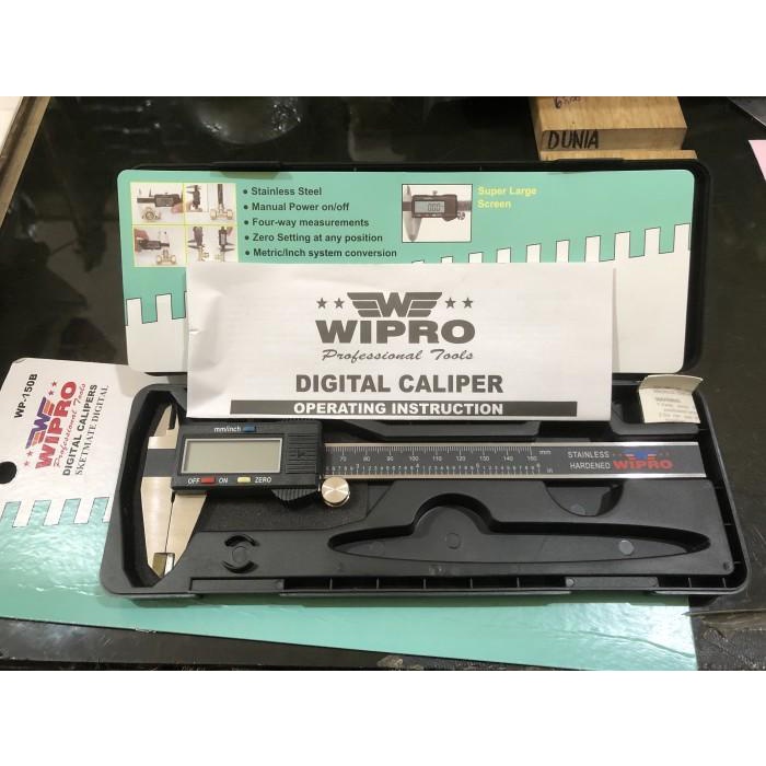 Terlaris Sigmat Digital 6" (150Mm) Wipro/ Segmat/ Jangka Sorong/ Digital Calper