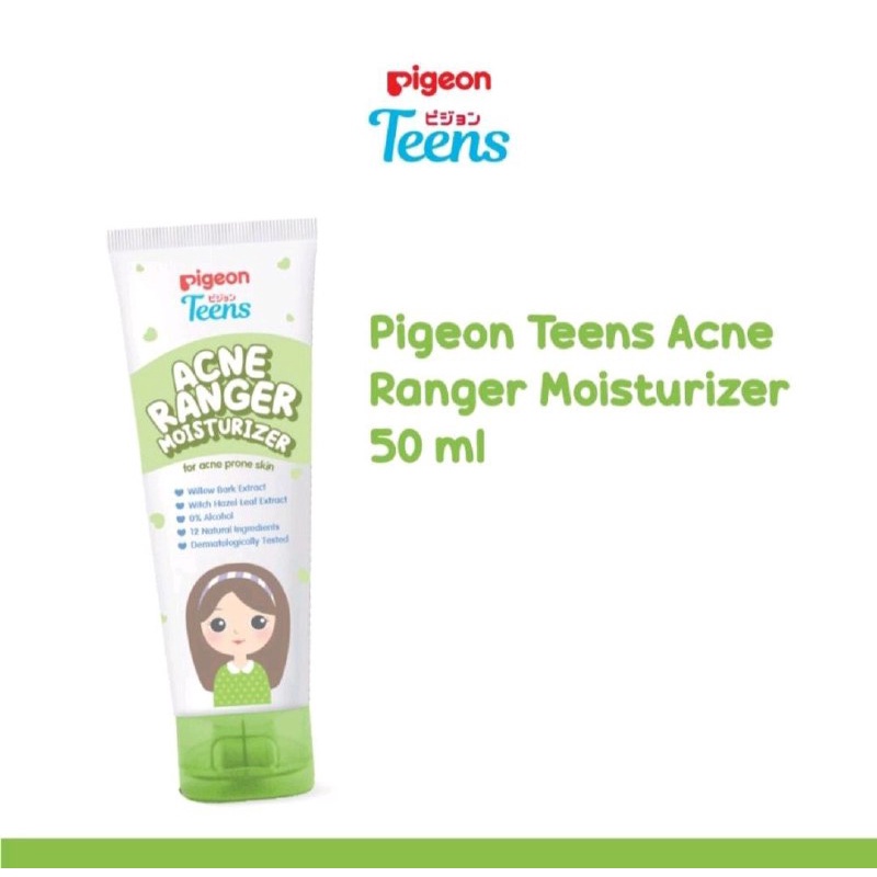 PIGEON TEENS MOISTURIZER ACNE RANGER PELEMBAB WAJAH REMAJA KRIM WAJAH 50GRAM