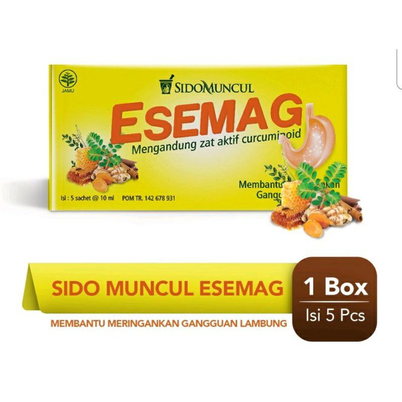 Esemag cair SidoMuncul rasa mint / herbal untuk mengatasi gangguan lambung / Sido Muncul