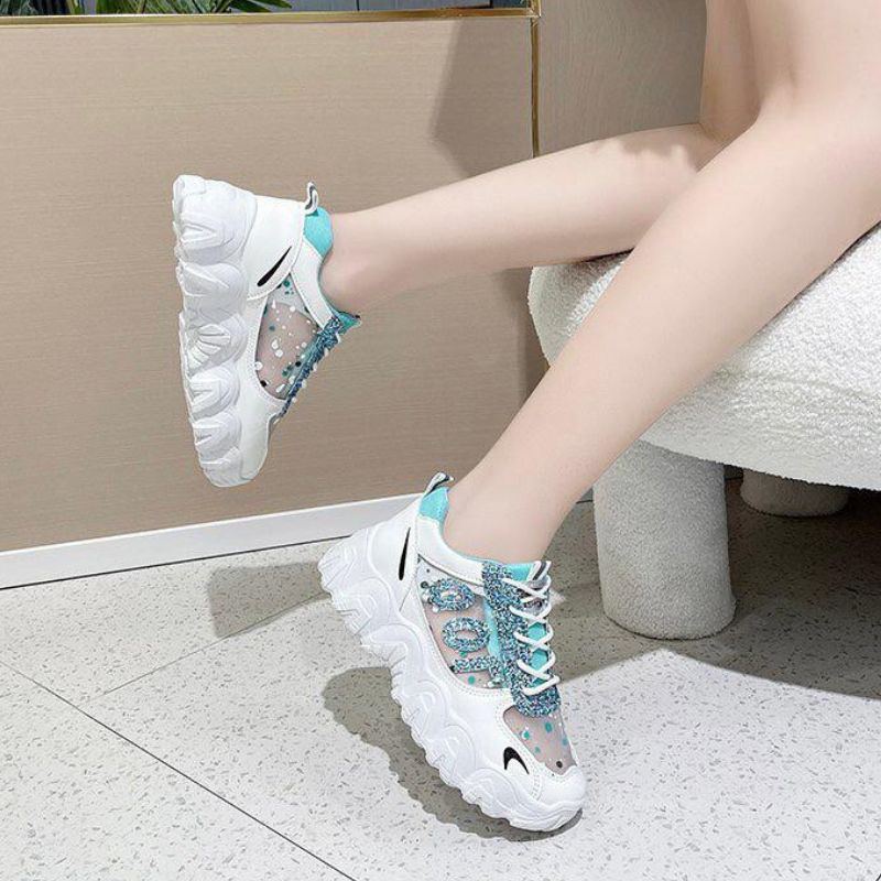 5011 Sepatu Wanita Import Sneakers Kasual Kekinian