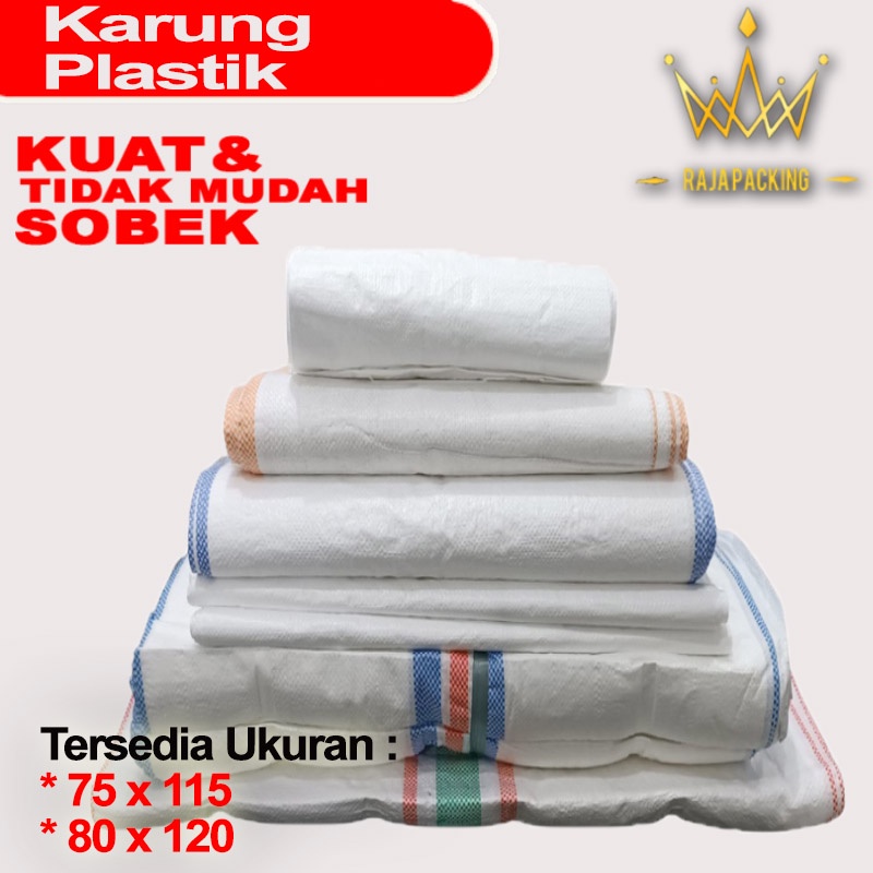 Karung Plastik Baru Ukuran 75 x 115, 80 x 120