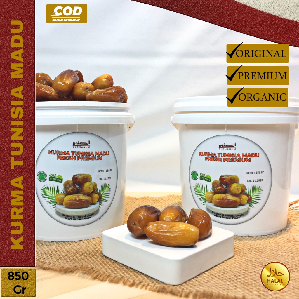 

Kurma Tunisia Madu Ember 850 Gram / Kurma Tunisia Madu Tanpa Tangkai Kemasan Ember 850 Gram / Oleh Oleh Haji Umroh