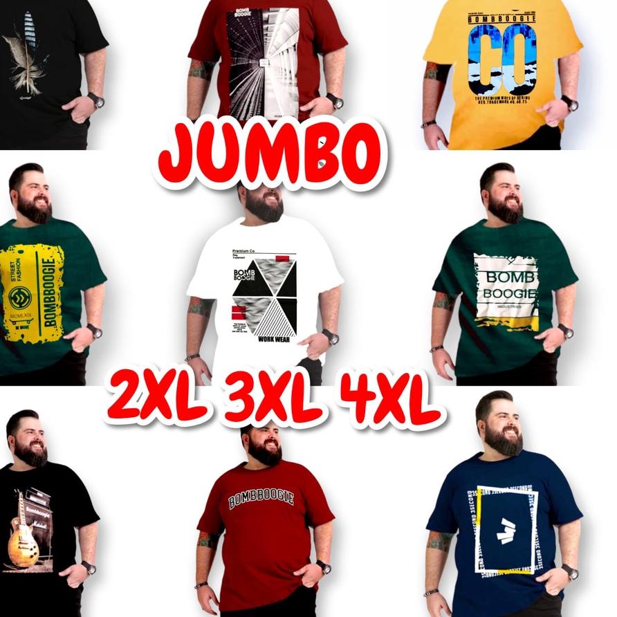 ➯ Kaos Jumbo Pria size 2XL 3XL 4XL /Kaos Jumbo Pria ⅍