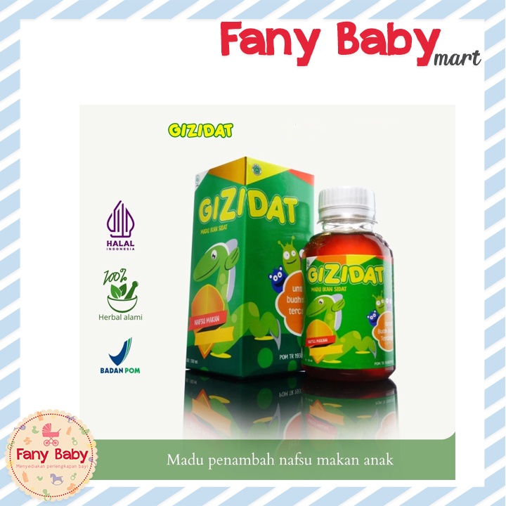 GIZIDAT MADU IKAN SIDAT + TEMULAWAK 130 ML