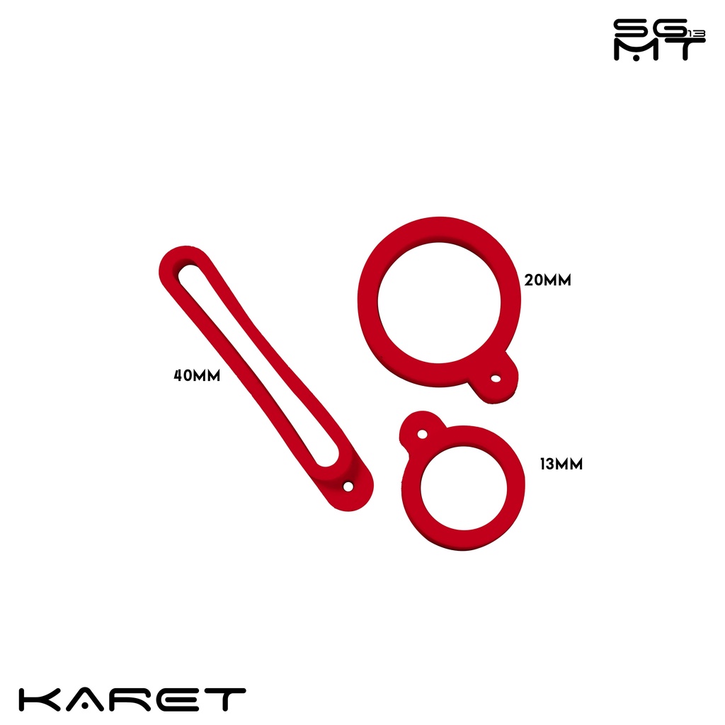 Sigmat13 Rubber O-Ring Lanyard Color Karet O-Ring untuk Lanyard Berbagai Warna Ukuran Variatif TERMURAH GROSIR