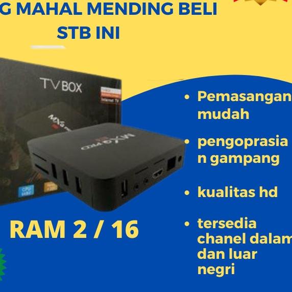 ♙ set top box set box stb tv digital tv box android tv digital MXQ 4k ram 2 rom 16 Terlaris ✵