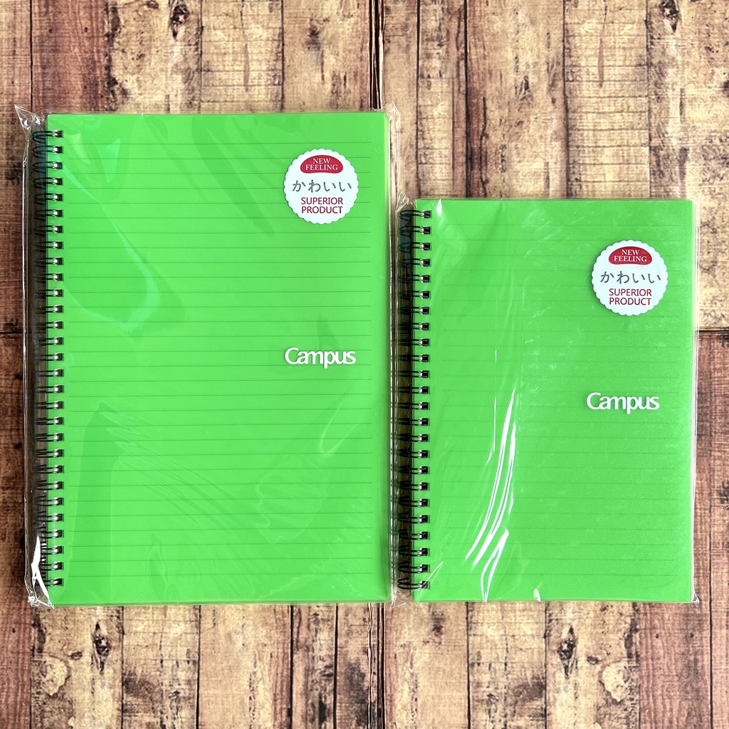 Notepad - Notebook Spiral Campus A5 2006 B5 3005 Warna Terang - Buku Spiral Campus A5 B5