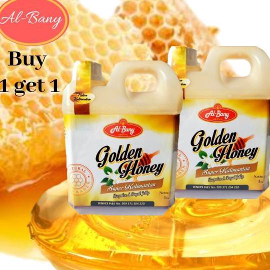 

♨ Paket 2Btl GOLDEN HONEY Super Hutan Kalimantan @Albany Netto1kg ✾