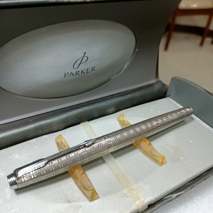 

PENA PARKER FOUNTAIN 75 STERLING PULPEN ORI no gucci montblanc pirus