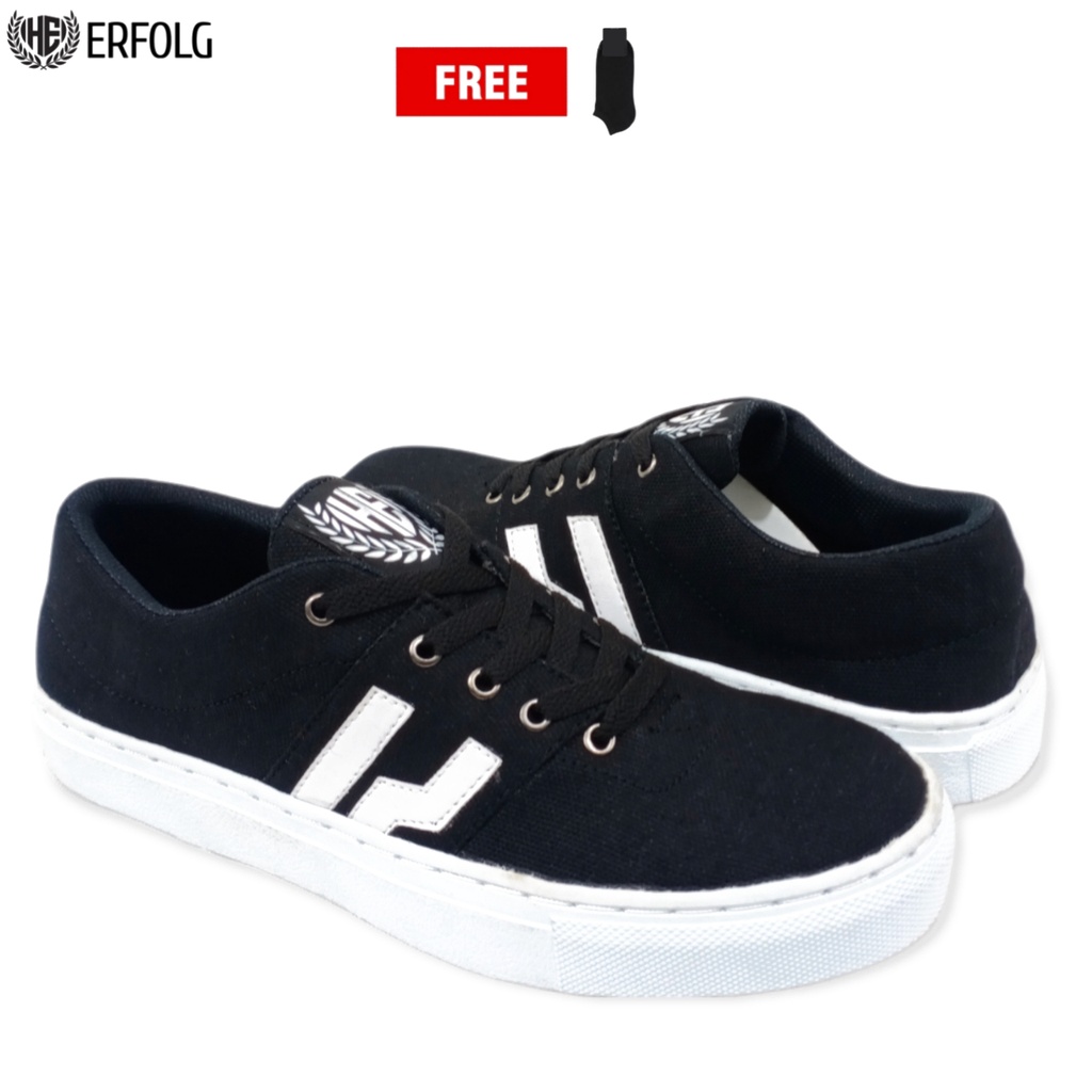 Erfolg Hoops Low Gum Hitam - Sepatu Sneakers Casual Pria Wanita Piero erigo aerostreet official stor