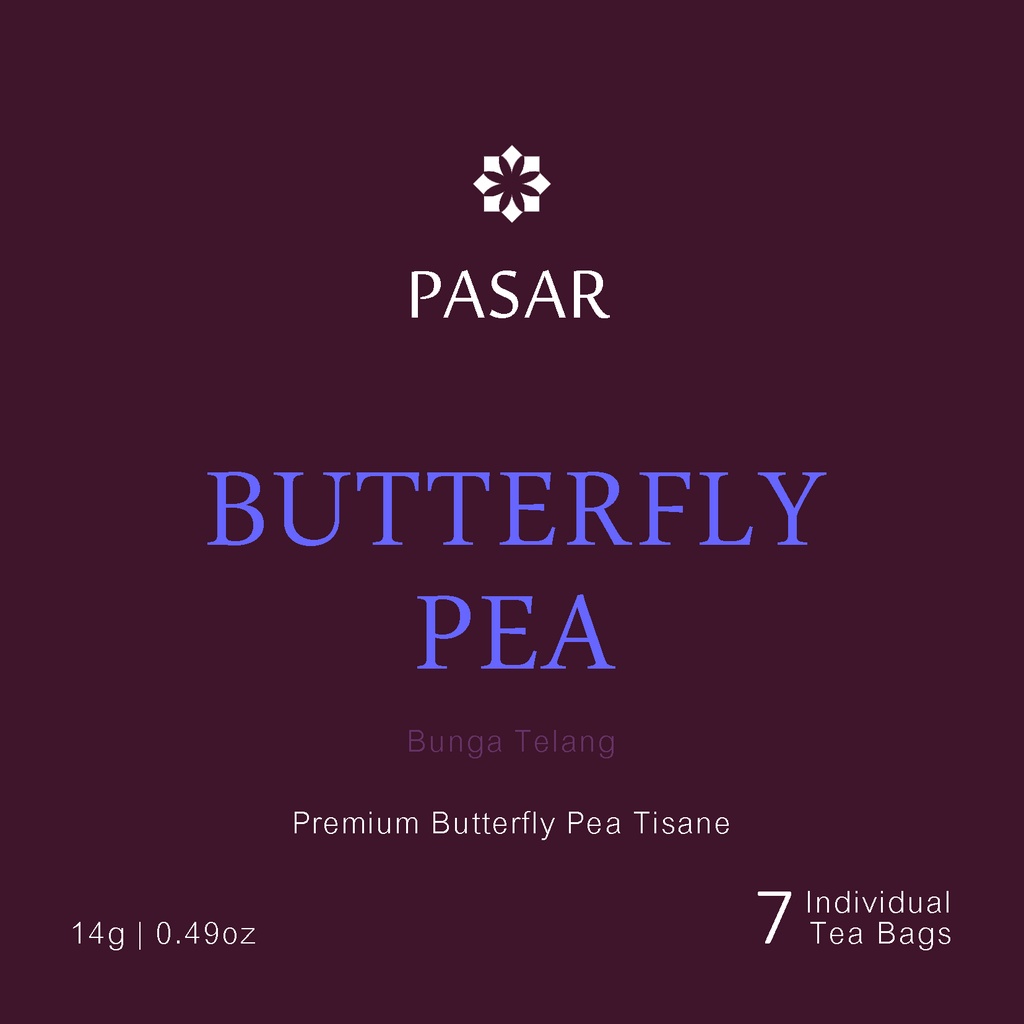 

Pasar Tea & Coffee | Pasar Premium Tea - Butterfly Pea Tisane