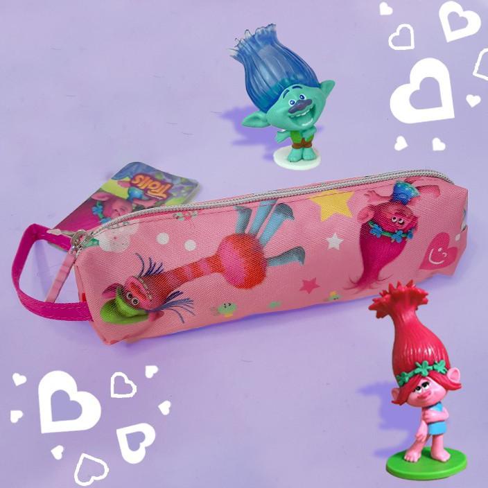 

Trolls pencil case round