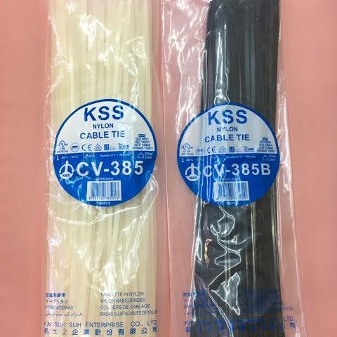 

Kabel Ties Kss Cv-385 (Putih/Hitam) Star Seller