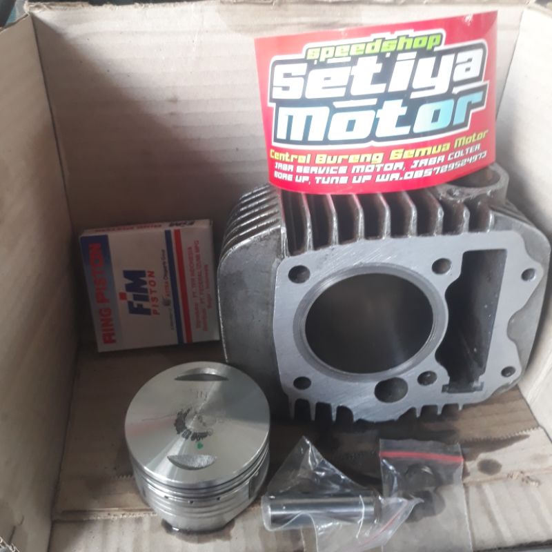 blok cylinder bor up supra125,karisma 66