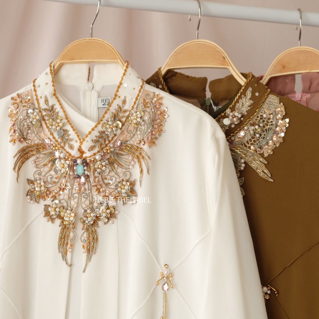 Keyla Kaftan Dress Pakaian Lebaran Idul Fitri Wanita