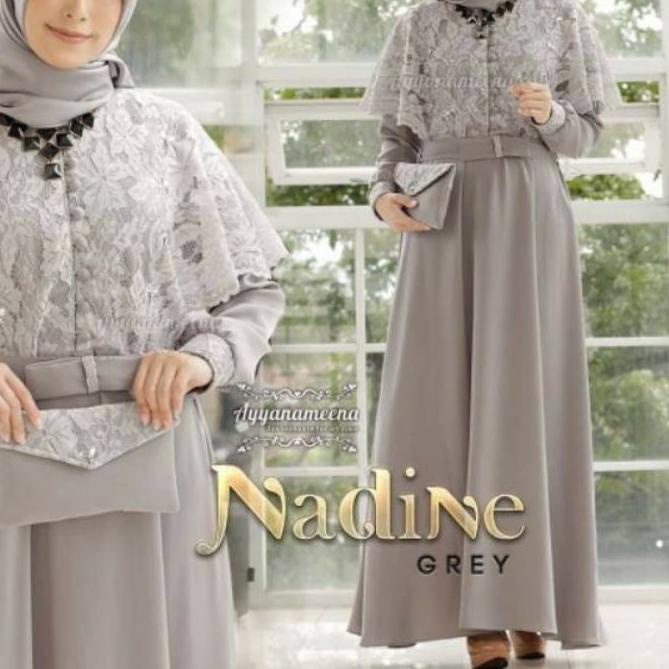 ℮ nadine dress / gamis muslim / gamis jumbo ☪