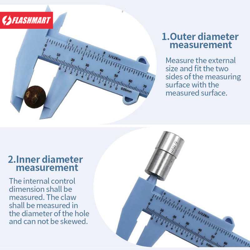 Flashmart Jangka Sorong Vernier Caliper Gauge Micrometer 150mm - QST-600