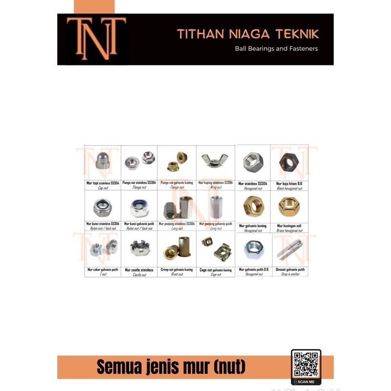 Nut galvanis hexagonal M4 drat 0.7 grade 8.8 mur galvanis M4