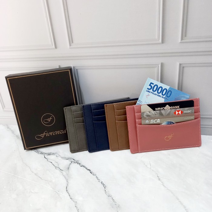 

Fiorenza Dompet Kartu Card Holder Mandy 831 Polos Kulit Sintetis Star Seller