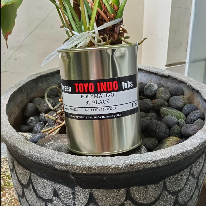 >>>>>] [Black 92] Tinta Sablon Plastik Toyo Indo Polymate - 1 kg