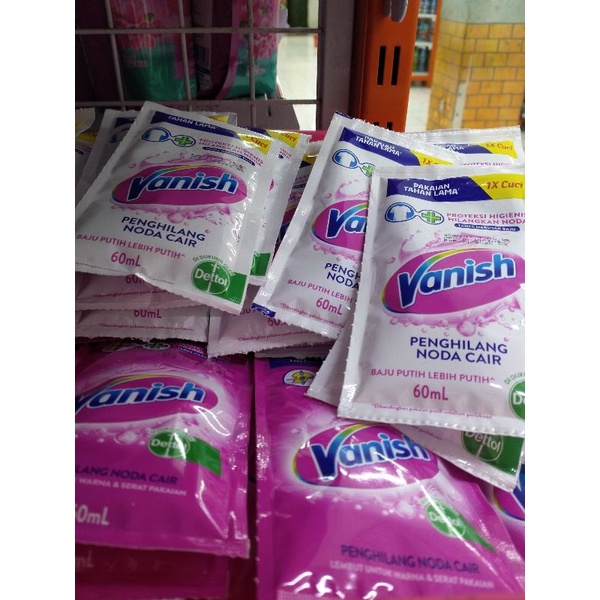 VANISH LIQUID SACHET 60