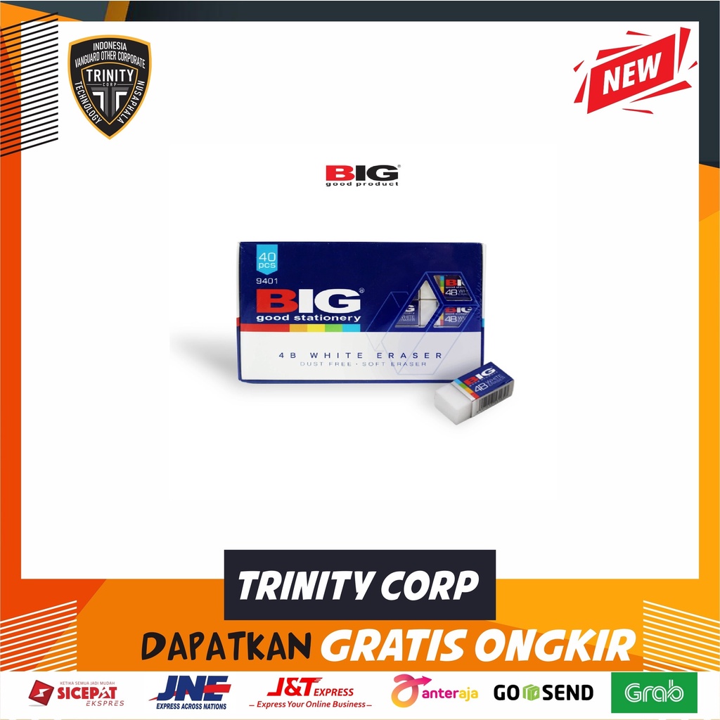

Penghapus BIG Putih Kecil ER-9401-Perpcs