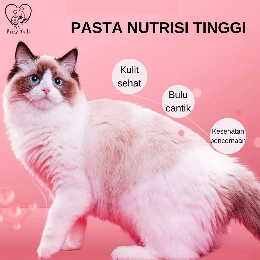 Nutritional Gel Suplemen Nutrisi Tambahan Untuk Menunjang Daya Tahan Tubuh dan Kesehatan Bulu Untuk Anabul Kucing dan Anjing / Nutrition Gel Pasta For Cat and Dog