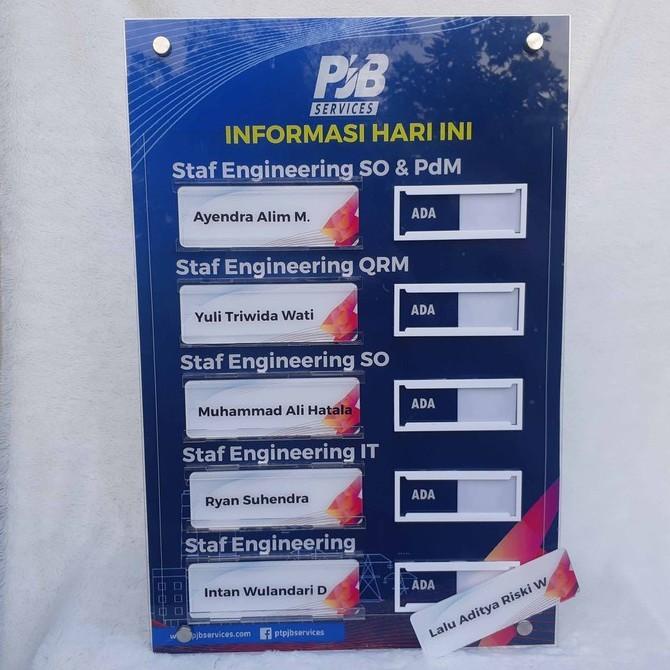 

Terlaris Dv752 Informasi Kehadiran Papan Akrilik Informasi Kehadiran Papan Ada