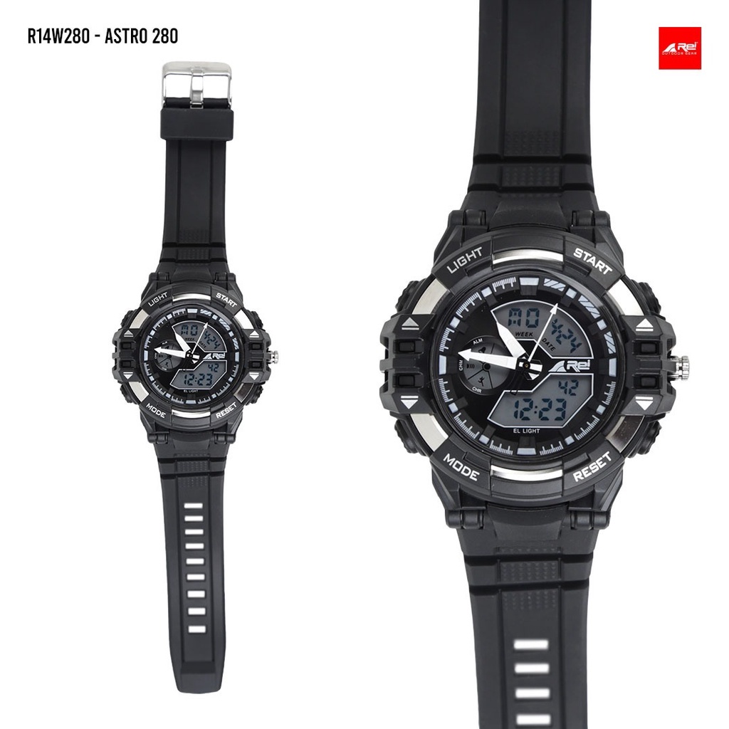 Jam Tangan Astro 280 AREI Outdoor Gear / Jam Tangan Pria Digital dan Analog Rei