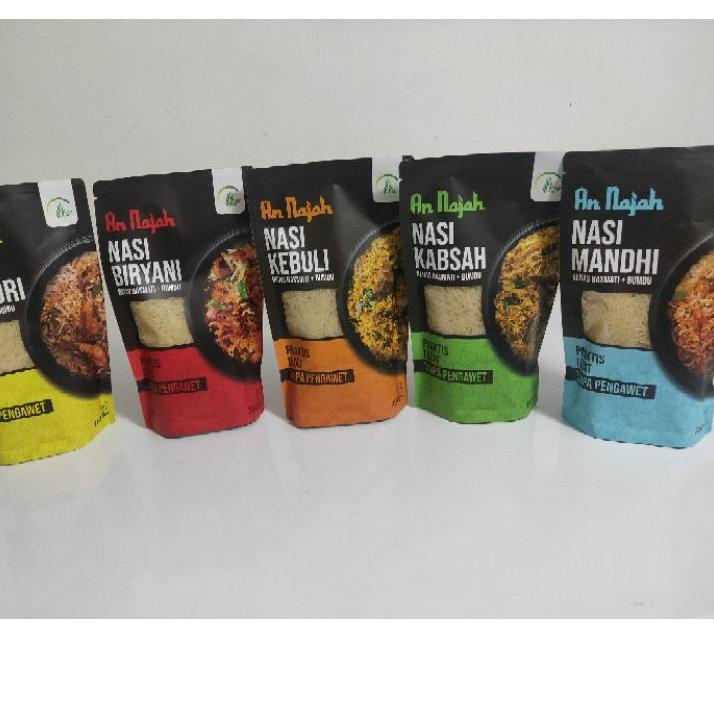 

❁ AN NAJAH BERAS BASMATI BUMBU INSTAN ARAB Biryani Mandhi Kabsah Bukhori Kebuli ✿