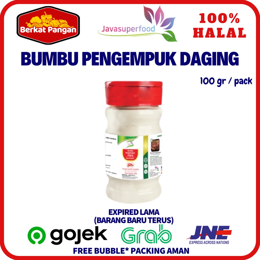 Pengempuk Daging Bubuk / Meat Tenderizer 100gr