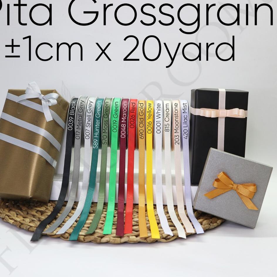 

Laku Keras Grossgrain ±1cm x 20 Yard - Ribbon