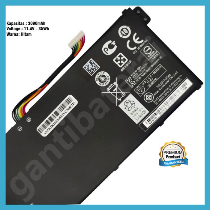 Baterai ACER Aspire E3 E3-111 E3-371 V3-111 ES1-511 AC14B18J