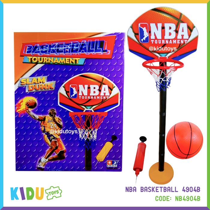 Mainan Basket Anak NBA Basketball Kidu Toys