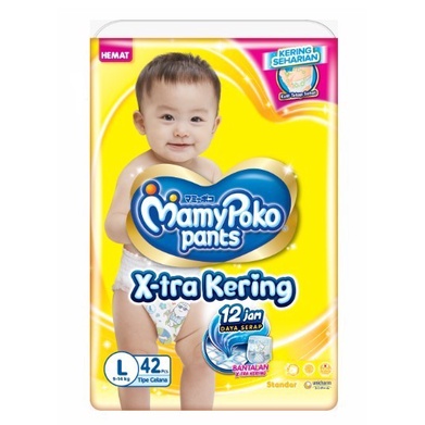 MAMYPOKO STANDAR POPOK CELANA X-TRA KERING - S56 M48 L42 XL38 XXL34