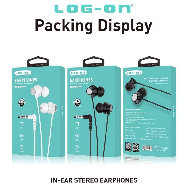 Earphone Log on LO-HF783 PIANO