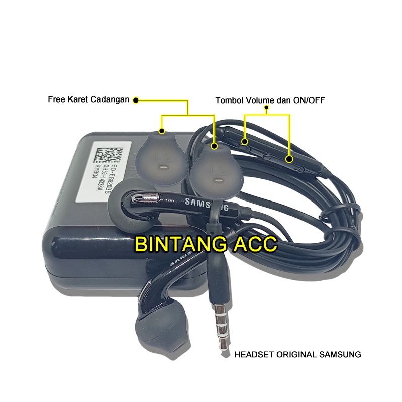 Headset Earphone Samsung Galaxy A12 A02s ORIGINAL SAMSUNG