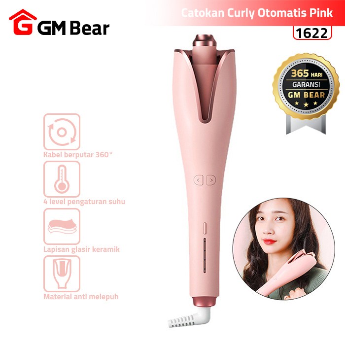 Best Seller Gm Bear Catokan Pengeriting Rambut Curly Otomatis 1622