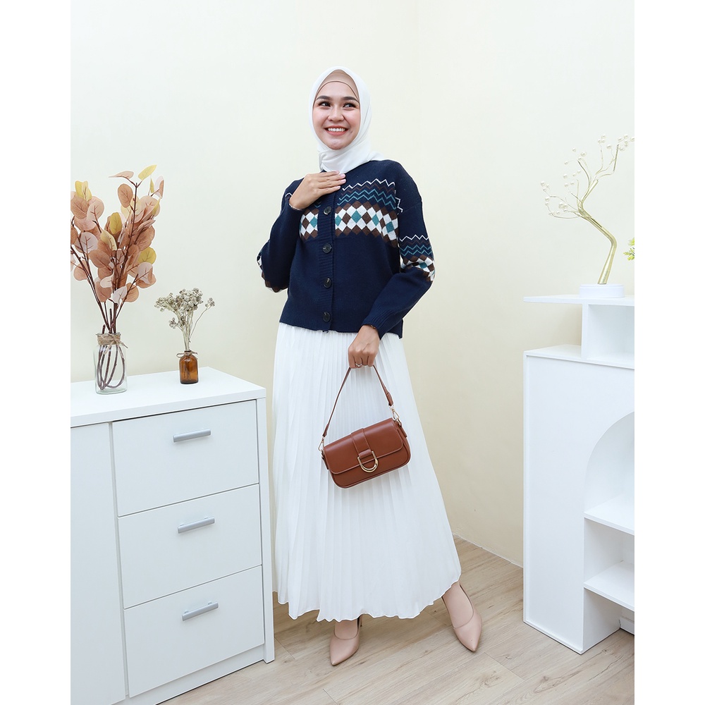 CARDIGAN RAJUT IMPOR- by Hijab Mamah icis 2