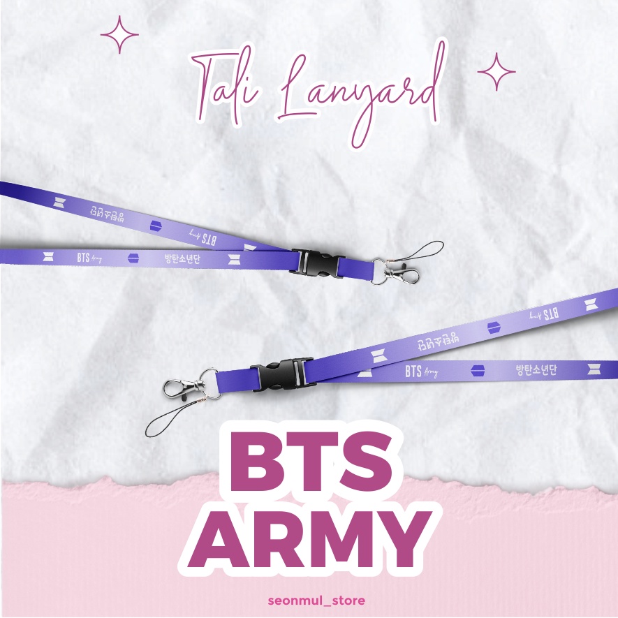 LANYARD / TALI HP CAHOL BTS / ARMY