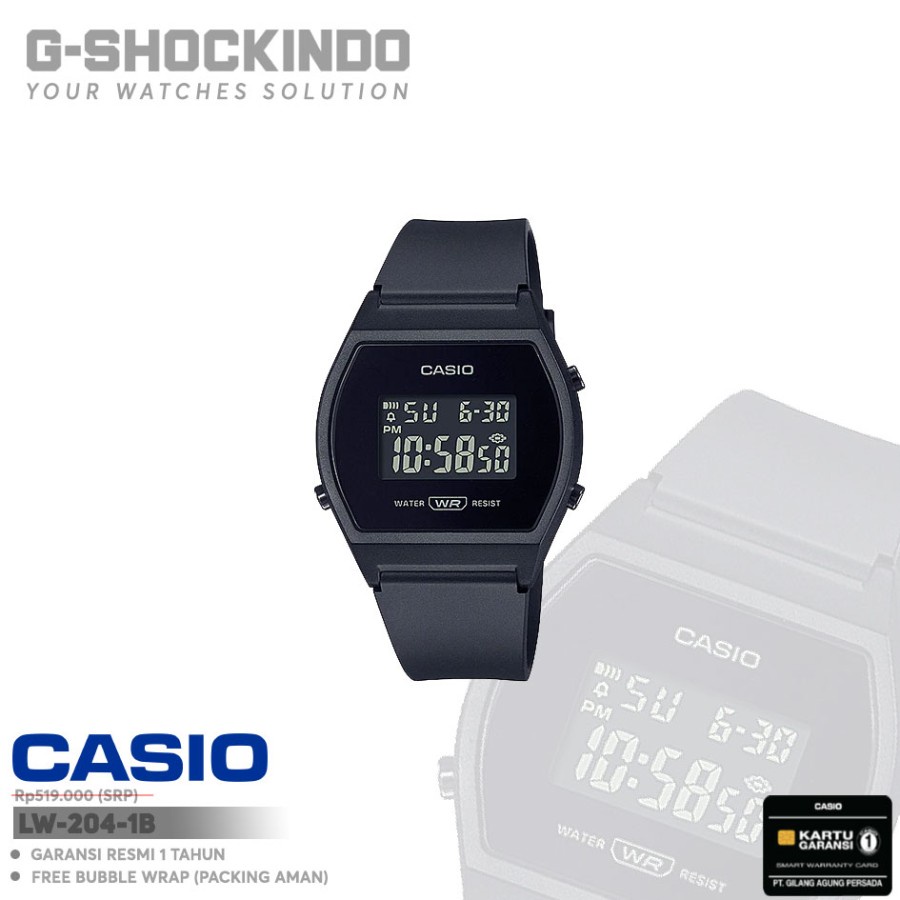 Casio General LW-204-1B / LW-204-1BDR Original