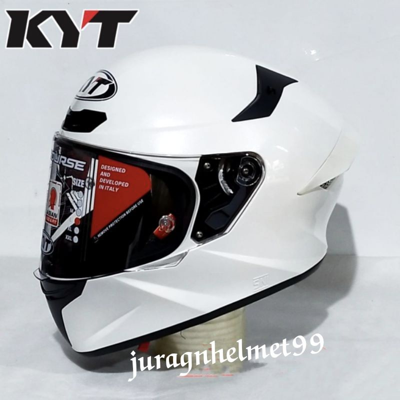 Helm Full face KYT TT Course Putih