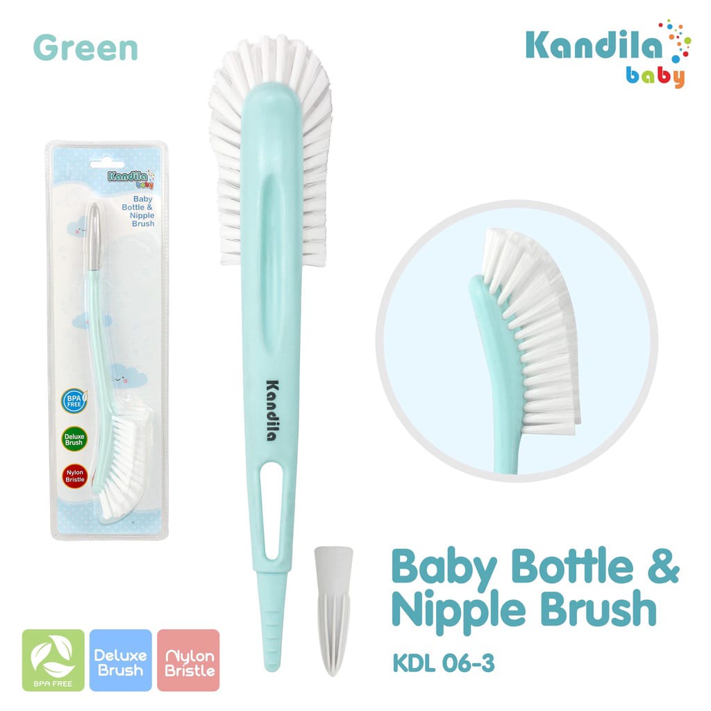 KANDILA BABY BOTTLE&amp;NIPPLE BRUSH (KDL06-3) SIKAT BOTOL