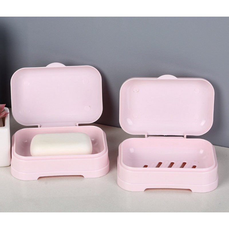 FYGALERY HL0314 Tempat Sabun Batang Motif Kotak Sabun Mandi Batangan Tempat Sabun Mandi Murah