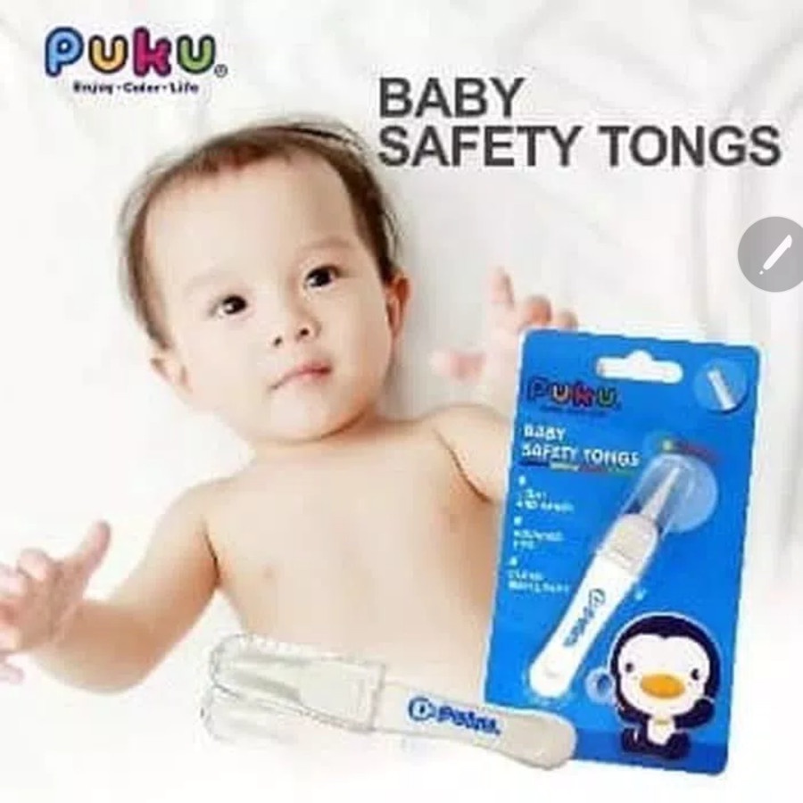 PUKU Baby Safety Tongs / Baby Safe Baby Nose&amp;Ear Picker (NAS03) /Alat Pembersih Lubang Hidung Bayi