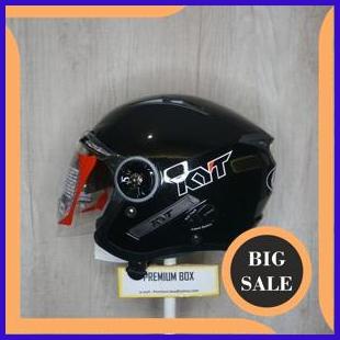 limited stock KYT Mine Solid Black Metalic 140ZZ3