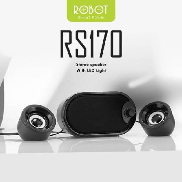 STEREO SPEAKERS ROBOT RS170 POWERED BY USB div10