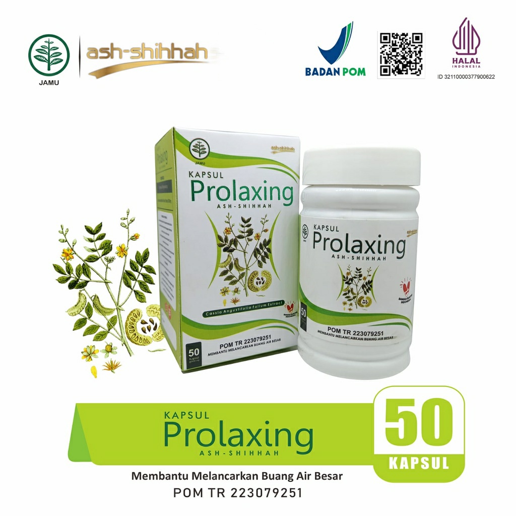 PROLAXING Kapsul Jati Cina Extract Pelangsing Herbal Alami