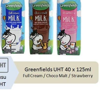 

Ramadhan Sale⚡️⚡️-Greenfields UHT 125ml susu milk Greenfield 125 ml 1 dus isi 40