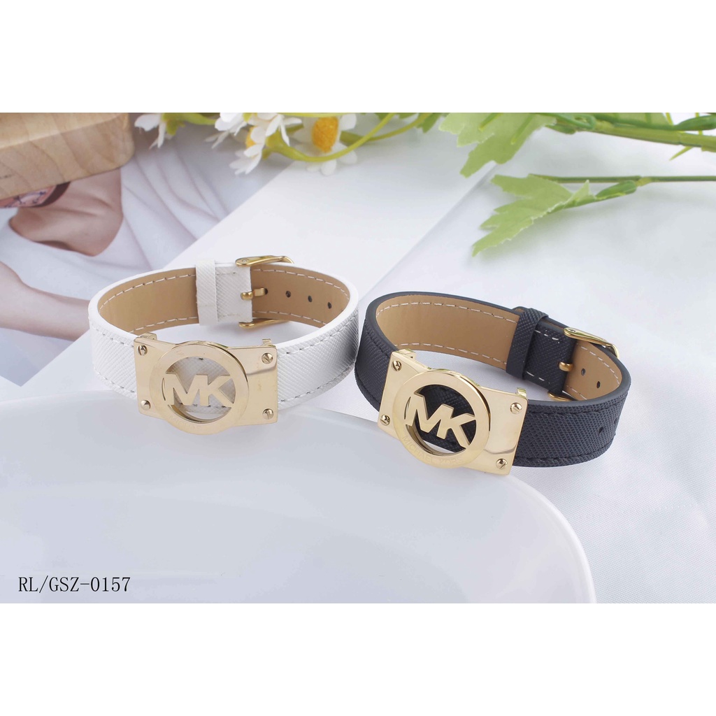 Gelang Titanium Kulit Perhiasan Wanita Jewelry 0157